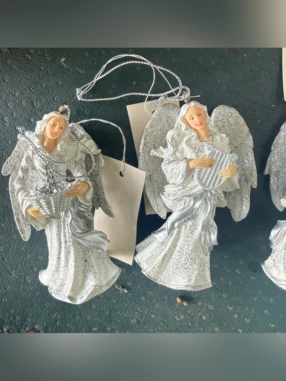 New Home Interiors Set of 4 Angel Ornaments